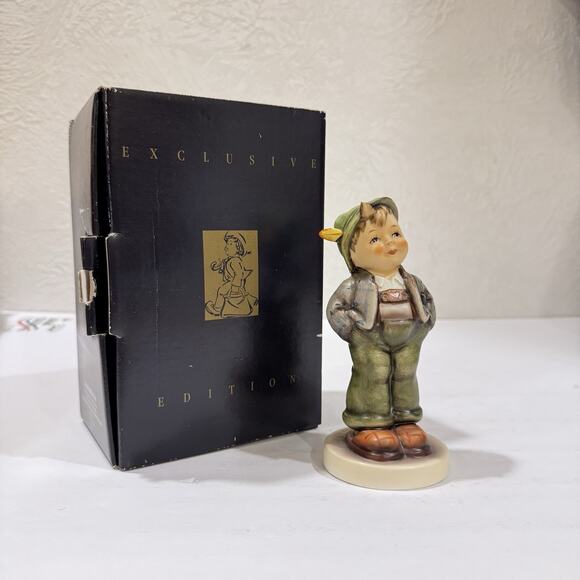 Vintage GOEBEL Hummel Hello World #429 TMK6 Porcelain Figure 5.5” T18 - Picture 1 of 13